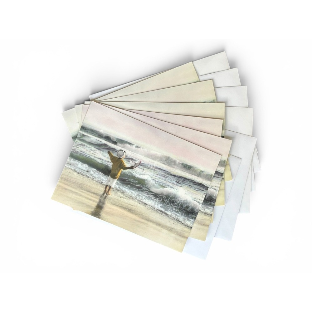 Vintage New Leanin' Tree 6-Pack Birthday Cards + ✉ GLORIOUS SEA Ocean Nautical